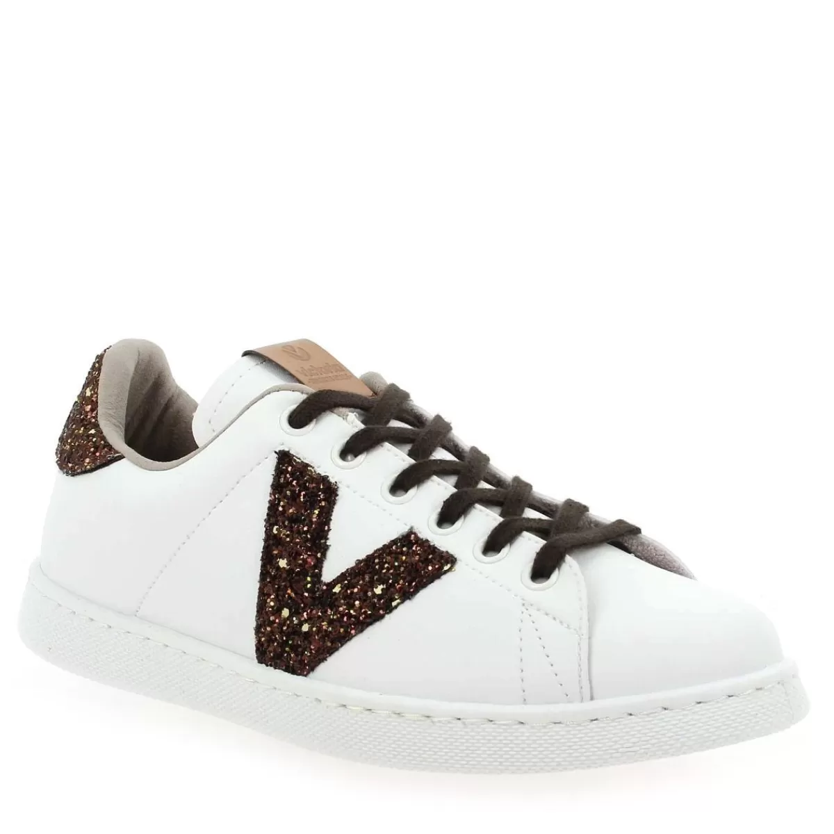 1125244 Tenis Piel Vegana - Blanc Bronze*Victoria Hot