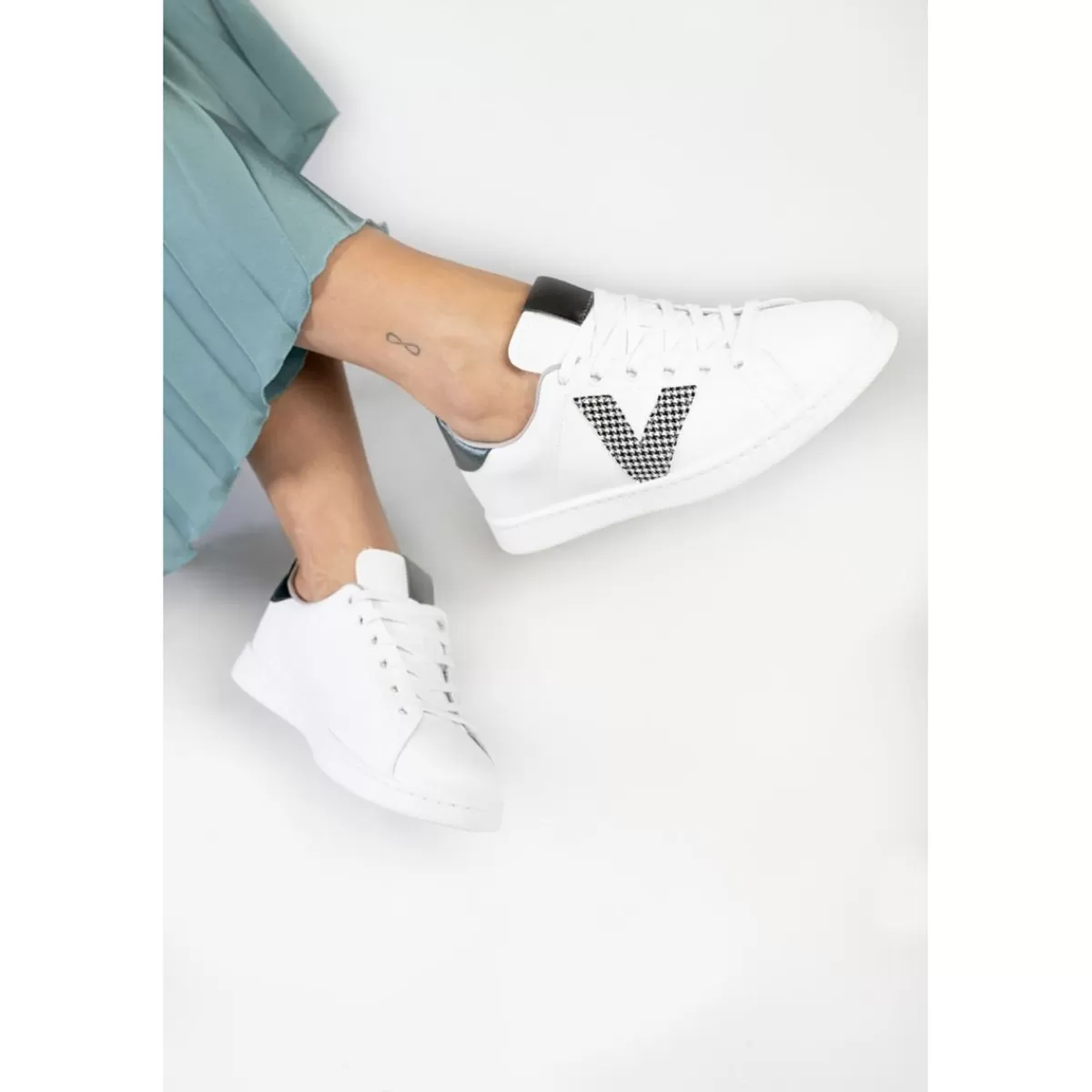 1125270 Tenis Vegana - Blanc Vert*Victoria Online