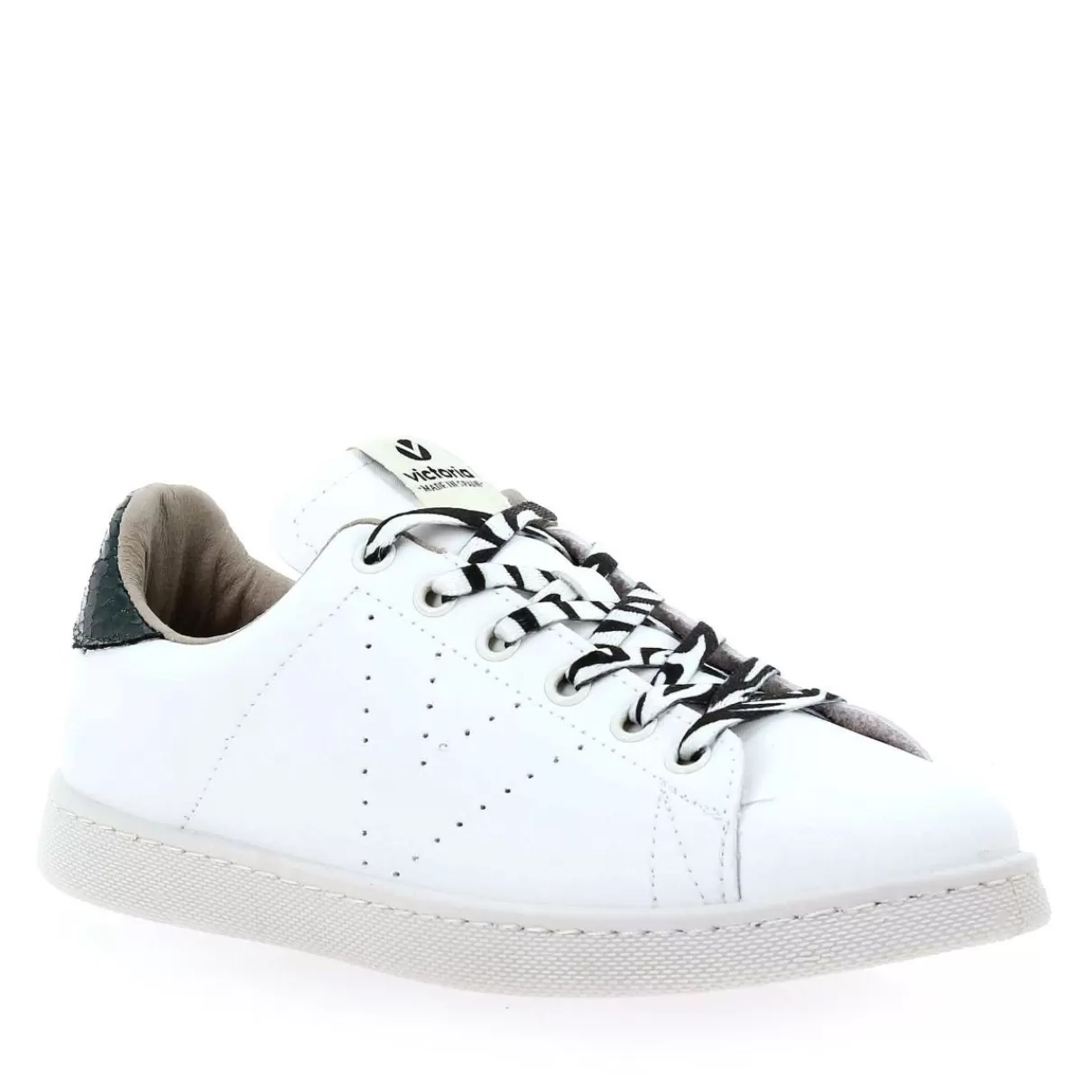 1125272 Tenis Vegano - Blanc Vert*Victoria Flash Sale