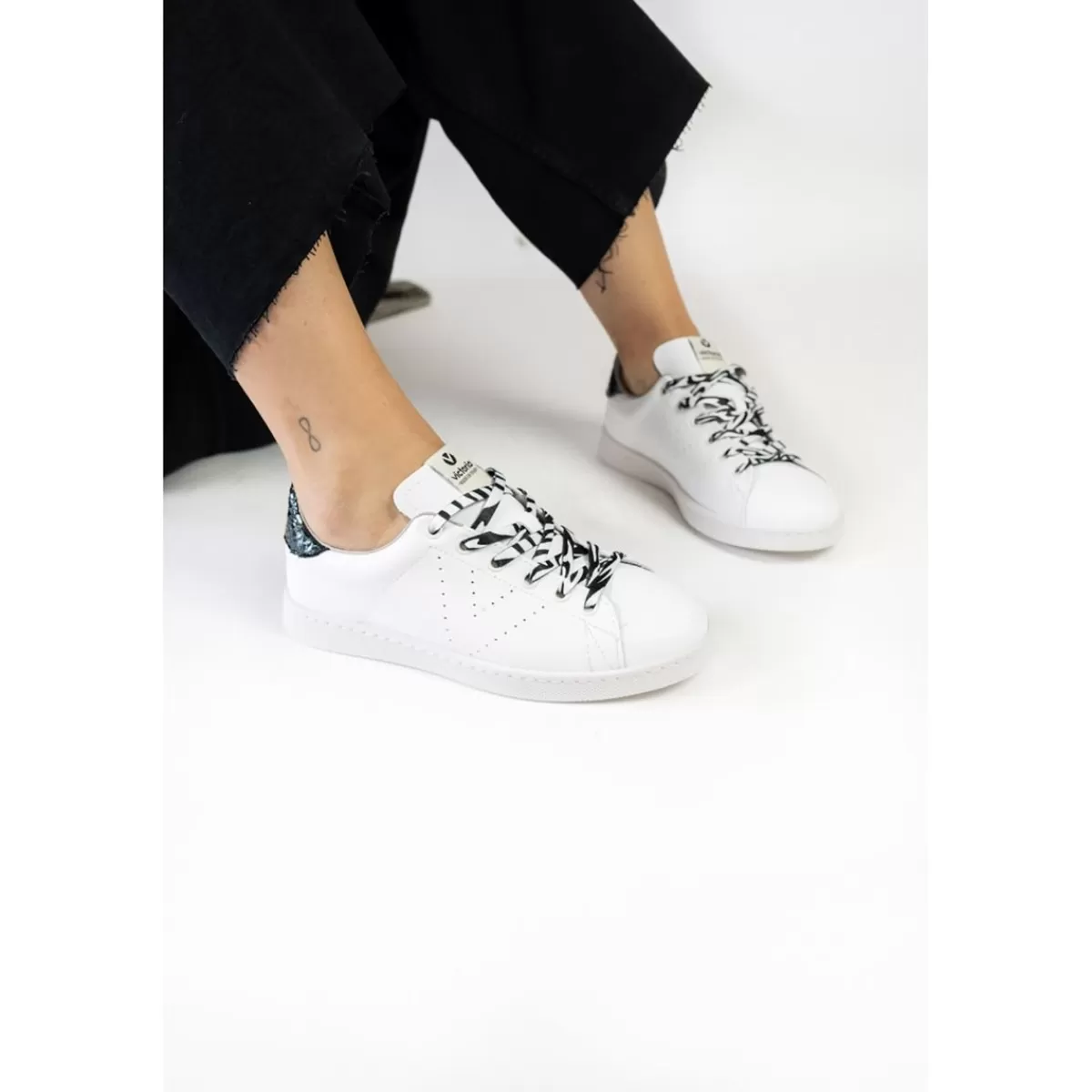 1125272 Tenis Vegano - Blanc Vert*Victoria Flash Sale