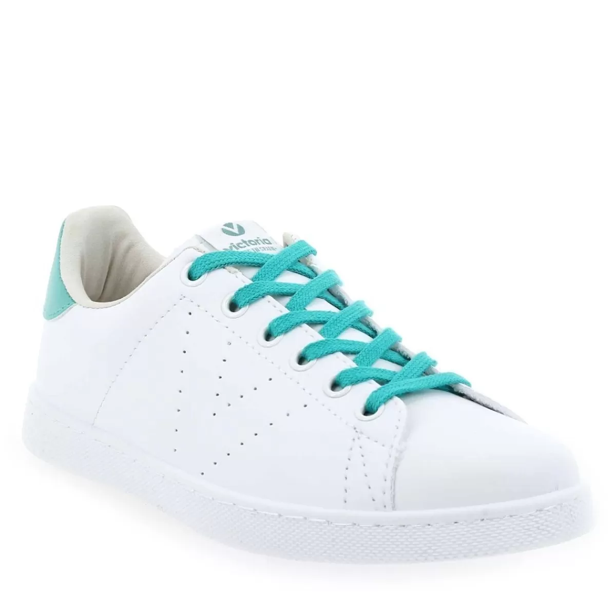 1125306 Tenis Efecto - Blanc Turquoise*Victoria Flash Sale