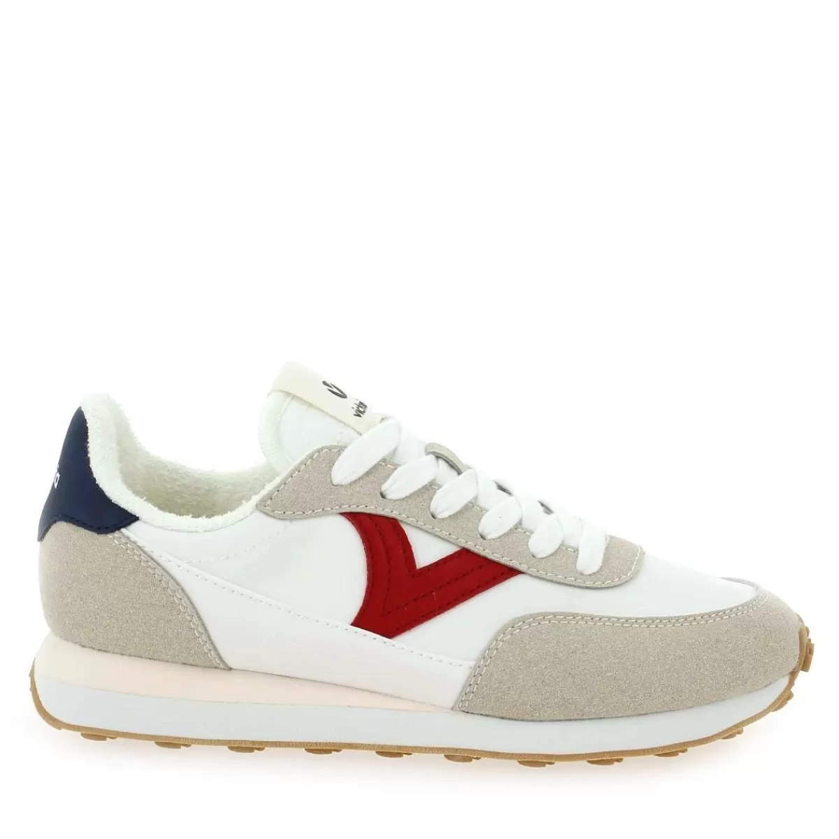 1138100 Astro Nylon Contraste - Blanc Rouge*Victoria Fashion