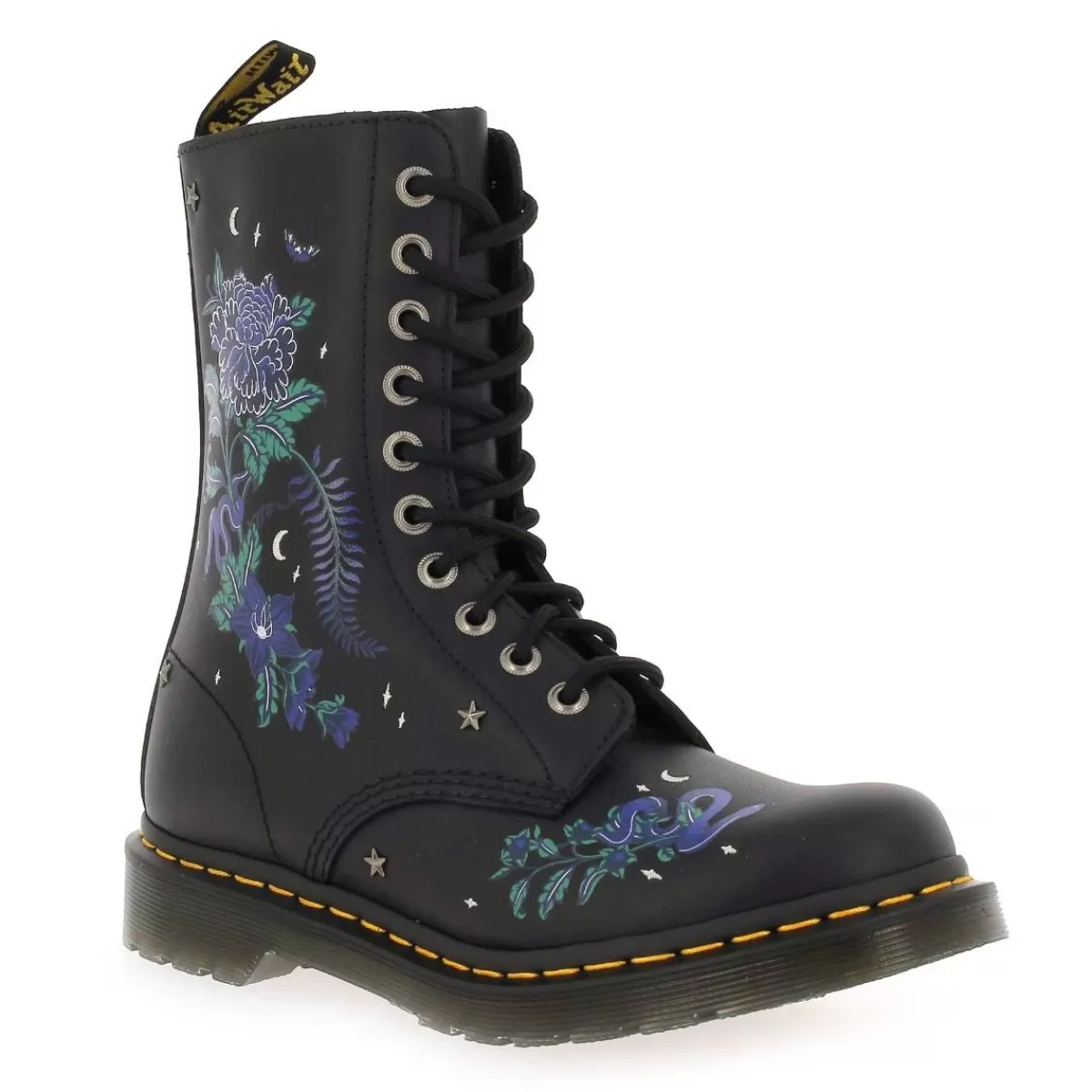 1490 Mystic Garden Floral - Noir Bleu*Dr Martens New