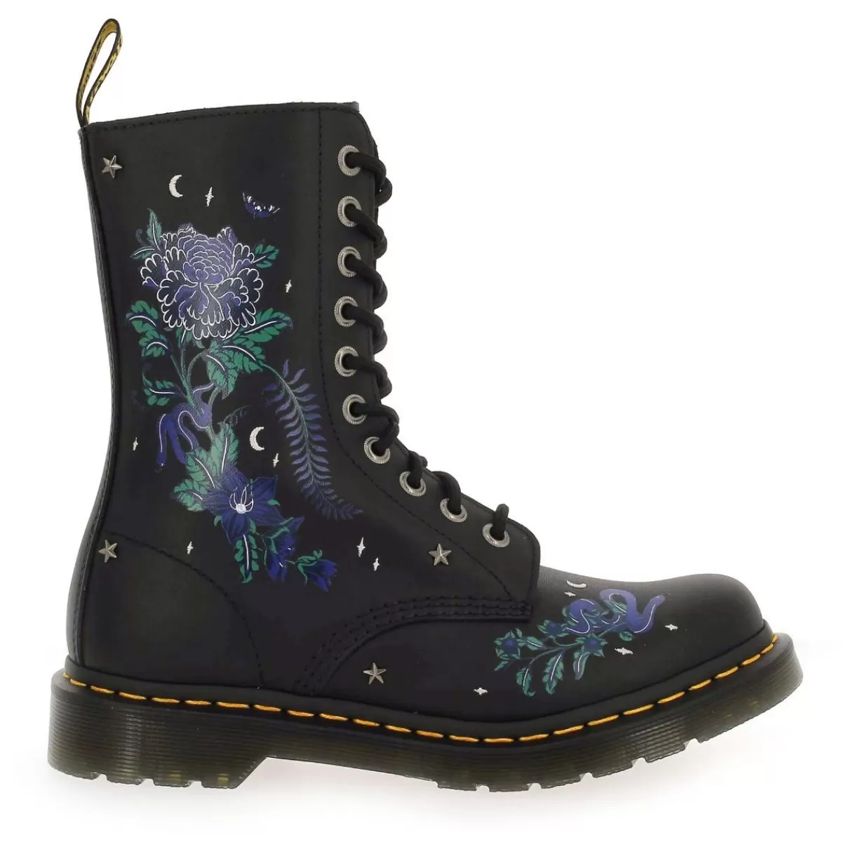 1490 Mystic Garden Floral - Noir Bleu*Dr Martens New