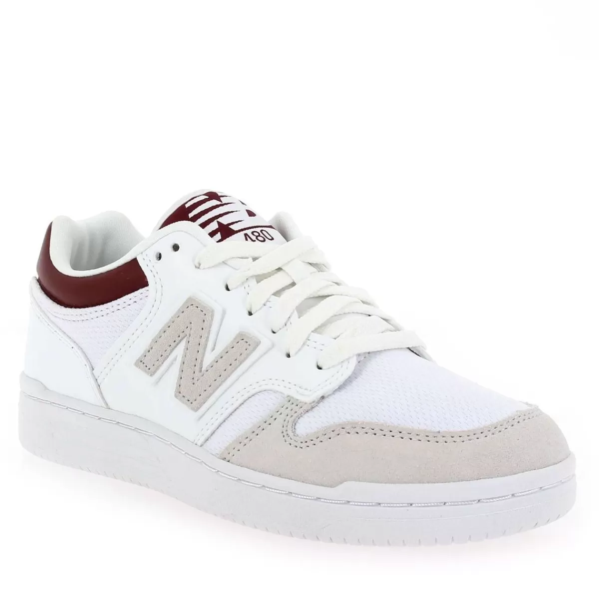 New Balance Basket | Bb480Lkb - Blanc Bordeaux