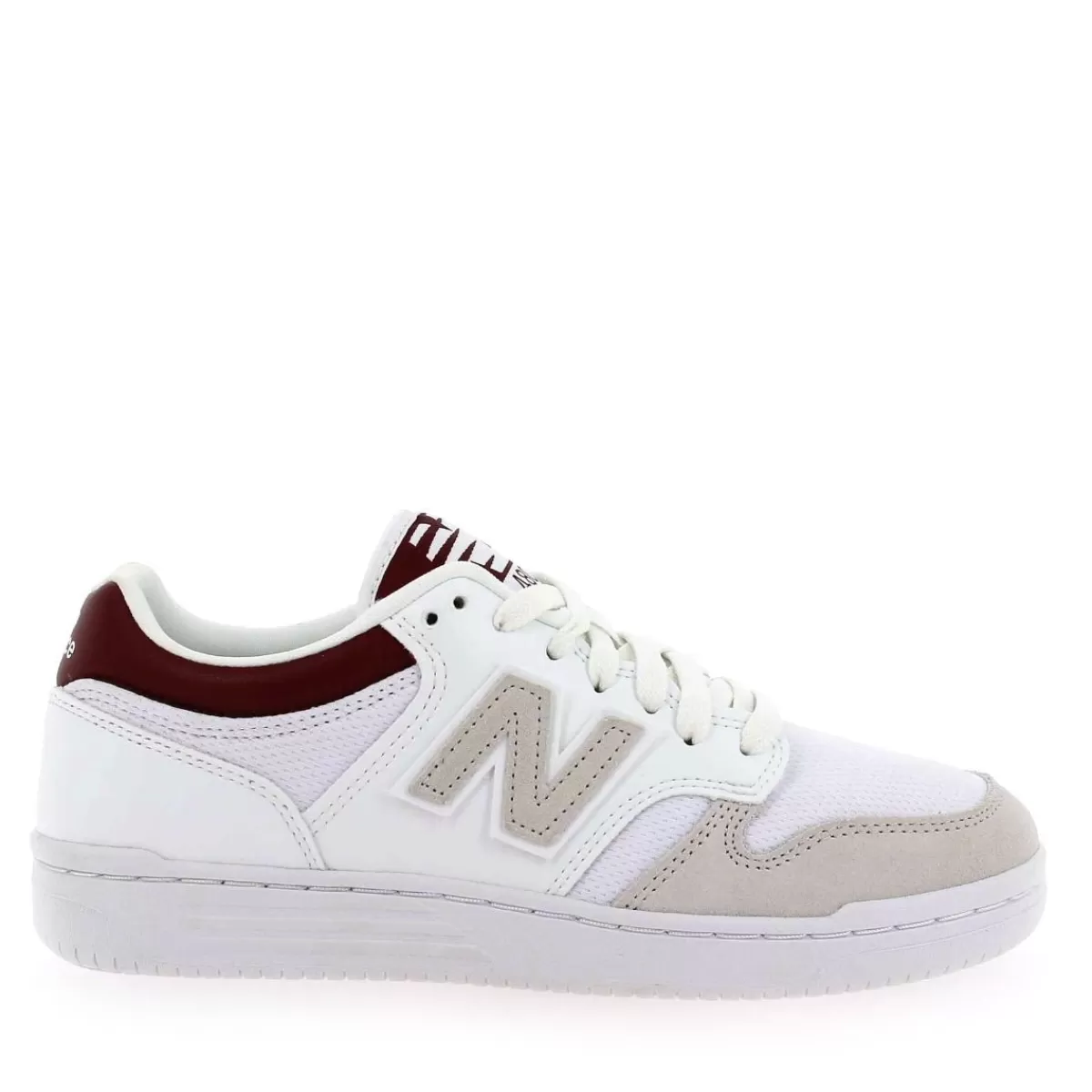 New Balance Basket | Bb480Lkb - Blanc Bordeaux