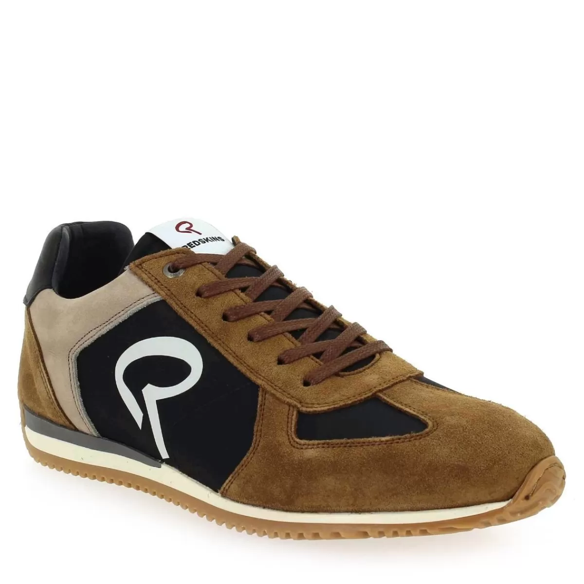 Redskins Basket | Brillant - Cognac Noir