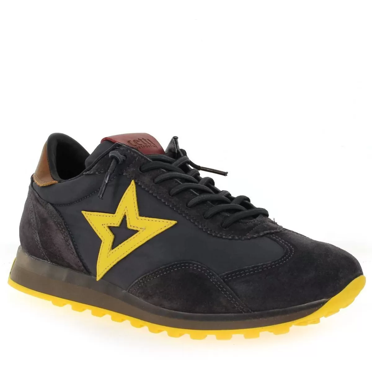 Cetti Basket | C1259. - Anthracite Jaune
