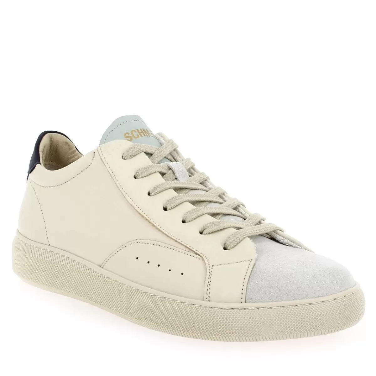 Schmoove Basket | Clear Sneaker Dub - Blanc Creme Marine