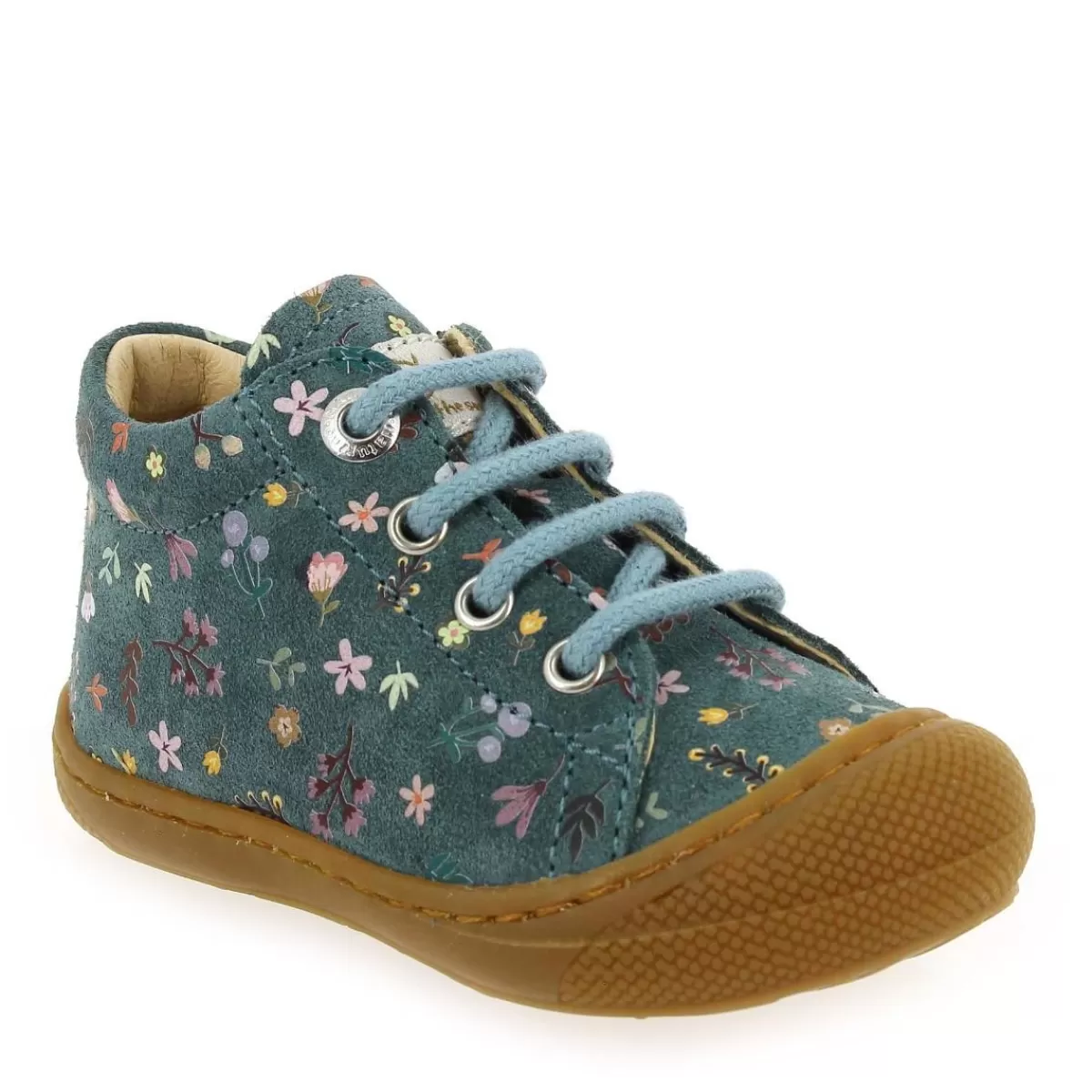 Naturino Bottine | Cocoon Suede Pr - Bleu Canard Multi