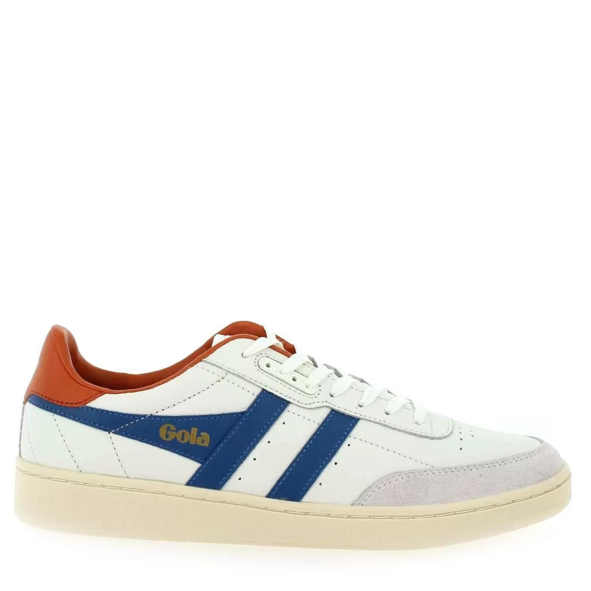 Gola Basket | Contact Leather Cmb261 - Blanc Bleu