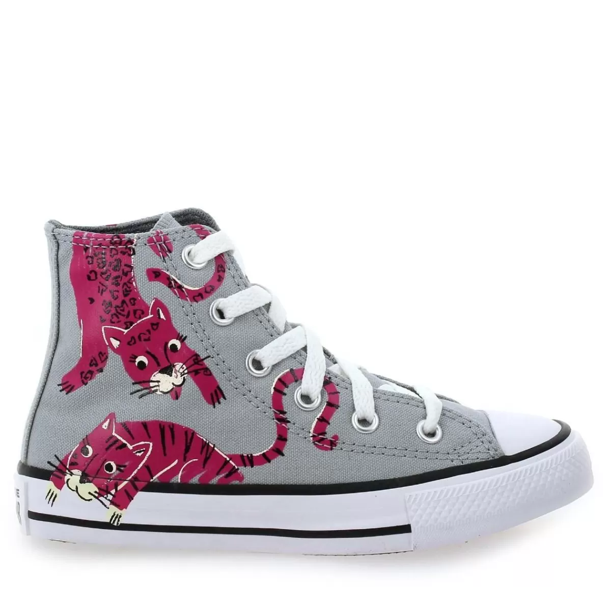 Converse Basket | Ctas Hi Ev Leopard H21 - Gris Rose