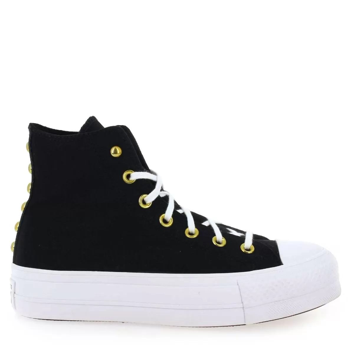 Ctas Lift Platform Star Studded - Noir Or*Converse Best Sale