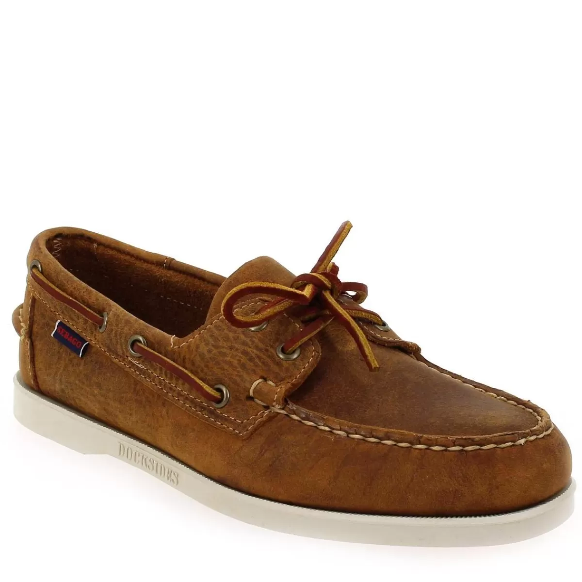 Sebago Chaussure | Dockside Portland Crazy H - Cognac