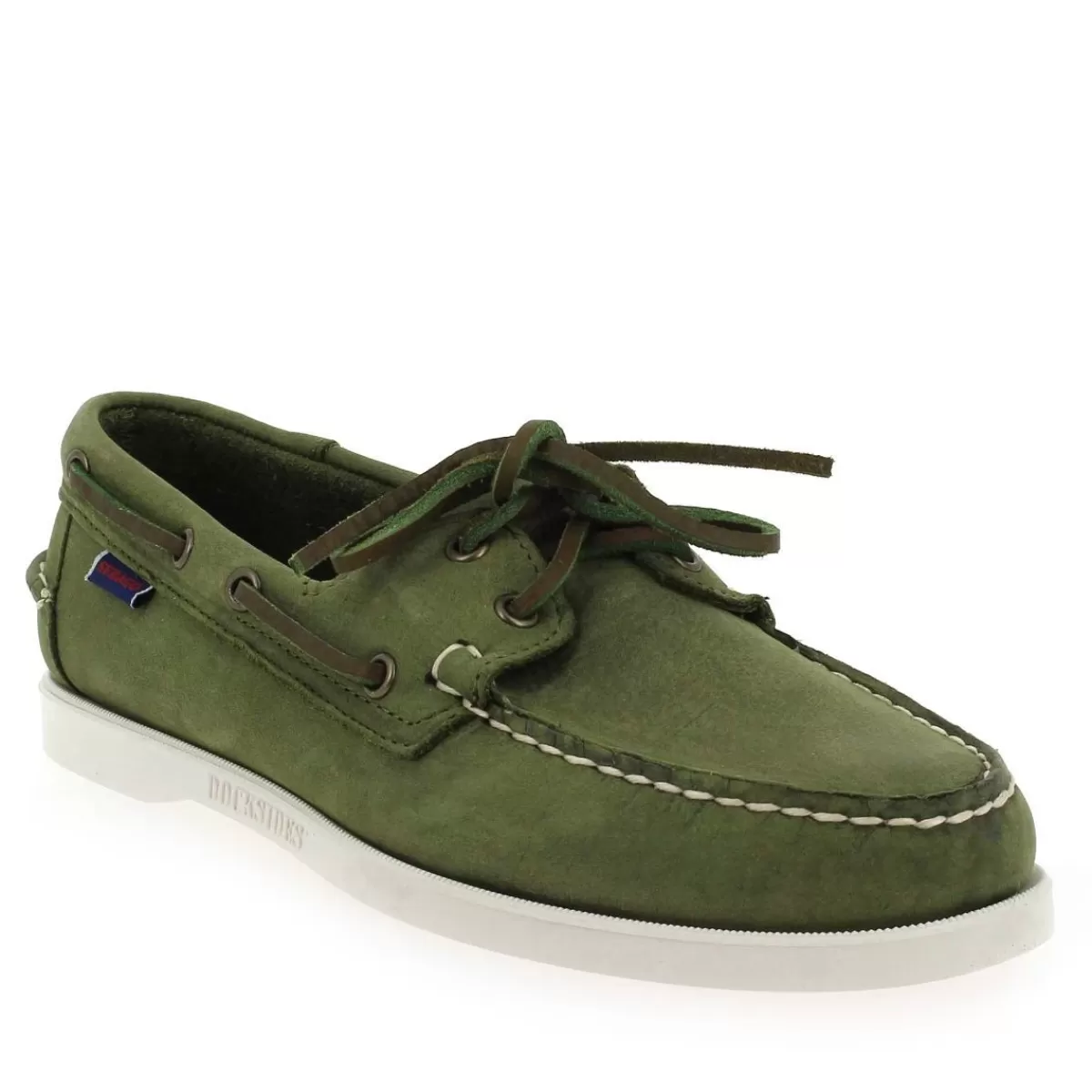 Sebago Chaussure | Dockside Portland Crazy H - Kaki