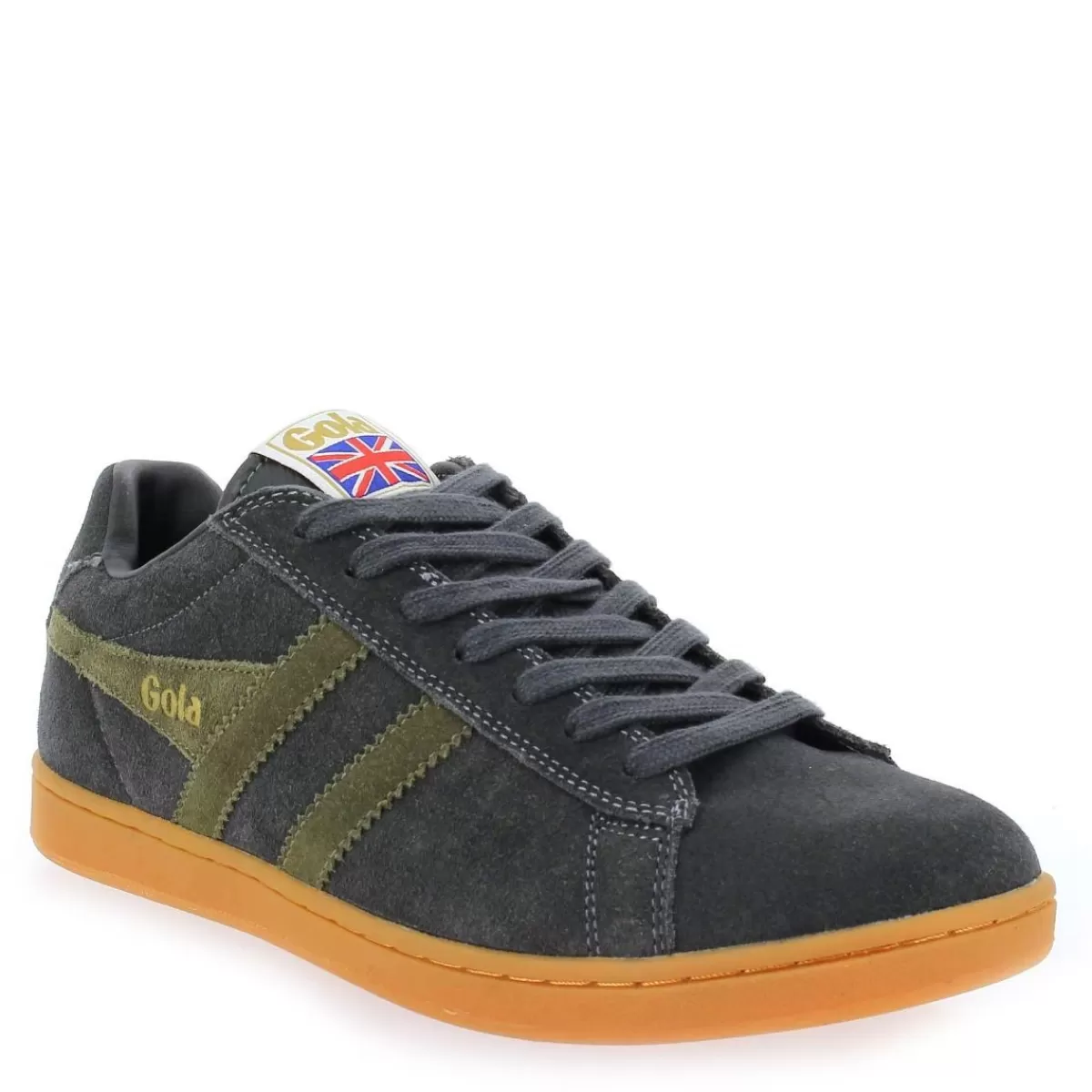 Gola Basket | Equipe Suede Cma495 - Gris Kaki