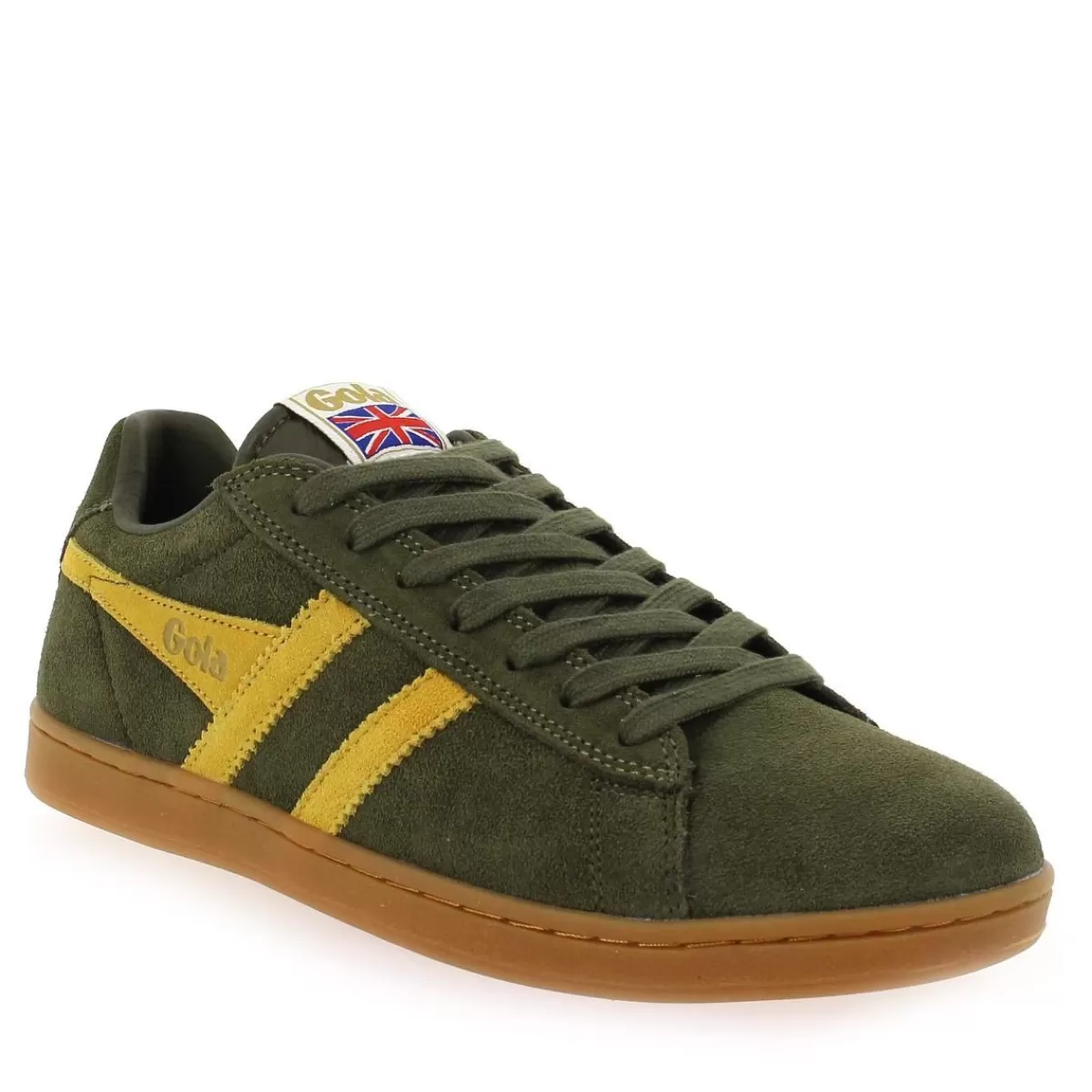 Gola Basket | Equipe Suede Cma495 - Kaki Jaune