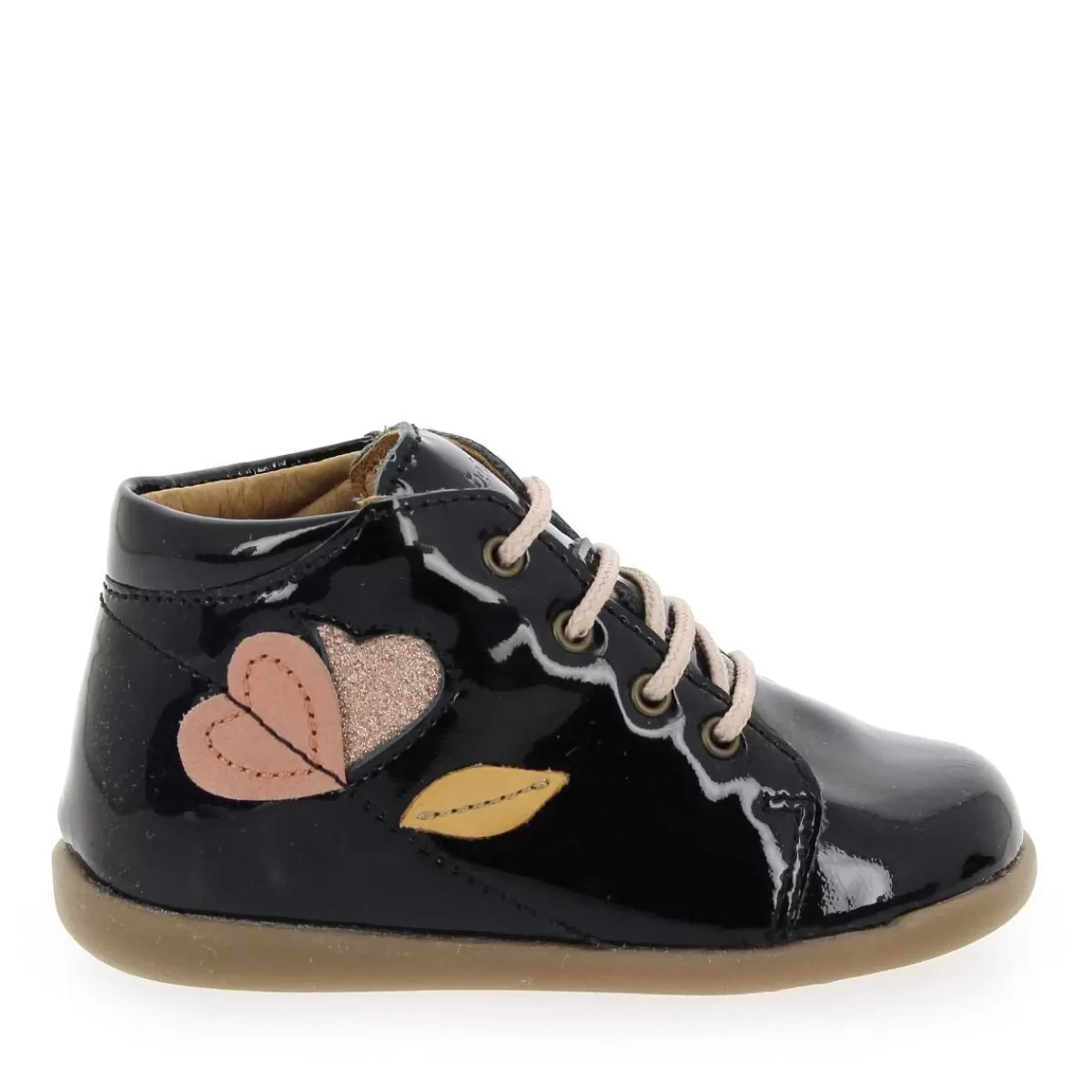 Babybotte Bottine | Feuille - Noir Multi