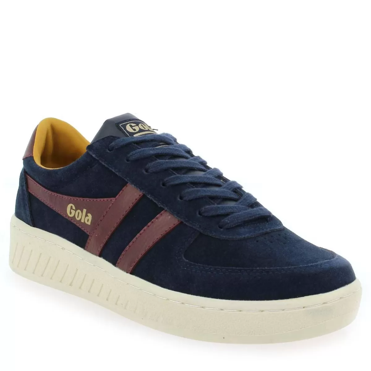 Gola Basket | Grandslam Suede Cma589 - Marine Marron