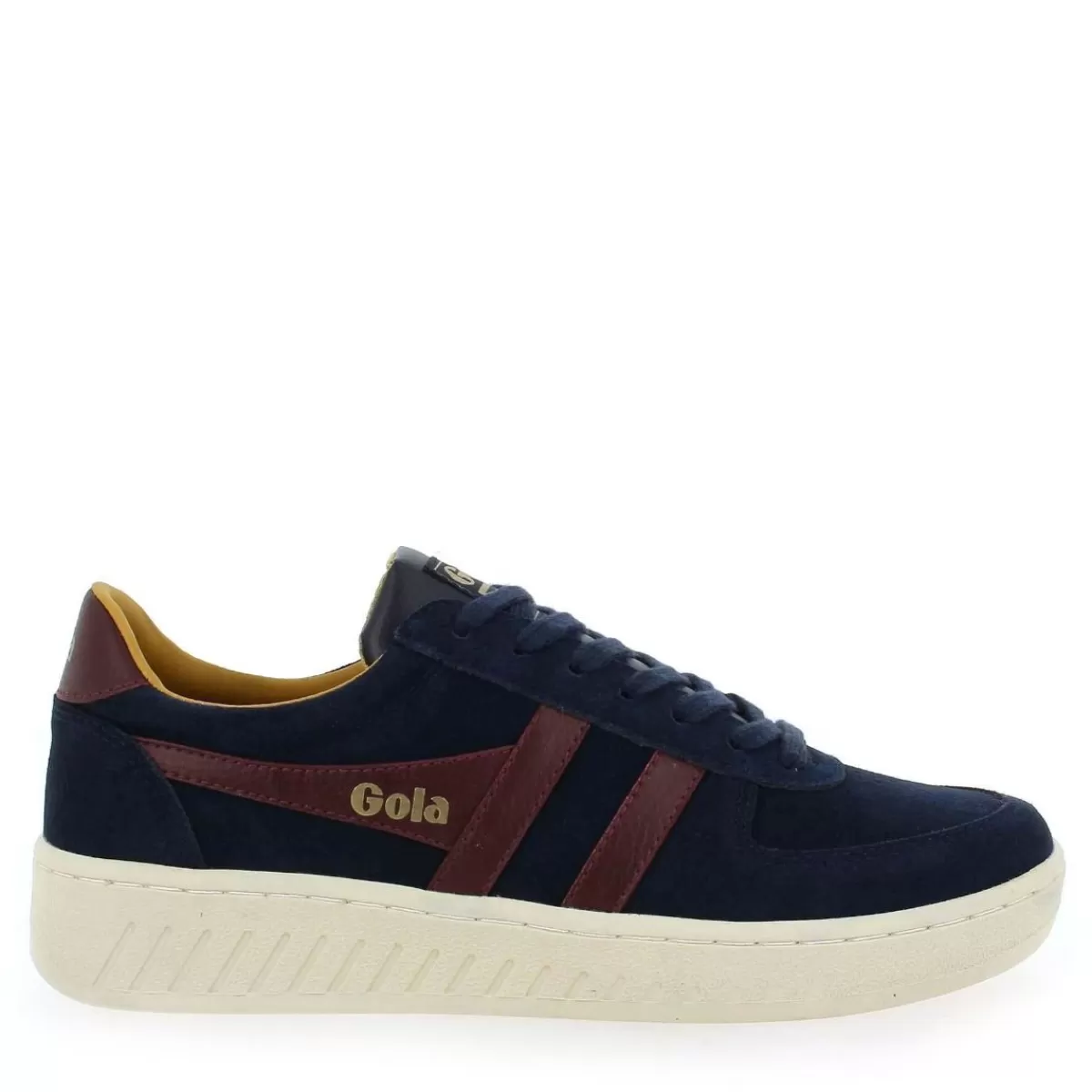 Gola Basket | Grandslam Suede Cma589 - Marine Marron