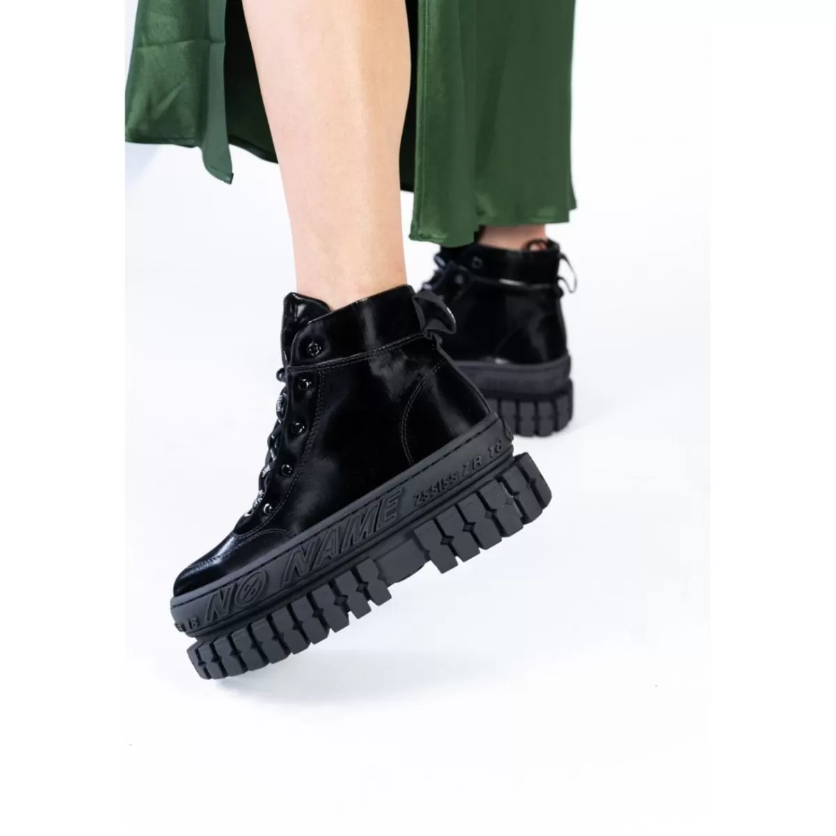 Hiker Mid Boots - Noir*No Name Online