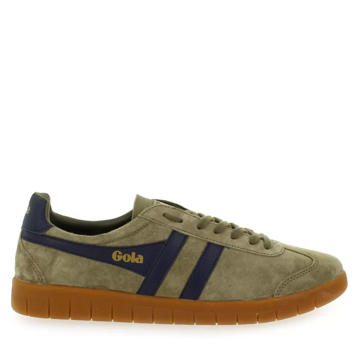 Gola Basket | Hurricane Suede Cmb046 - Kaki Marine