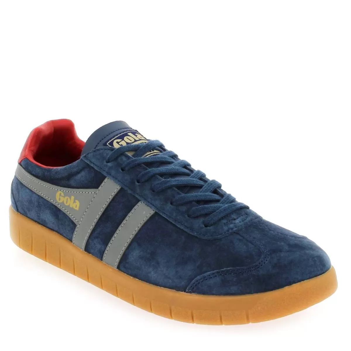 Gola Basket | Hurricane Suede Cmb046 - Marine Gris