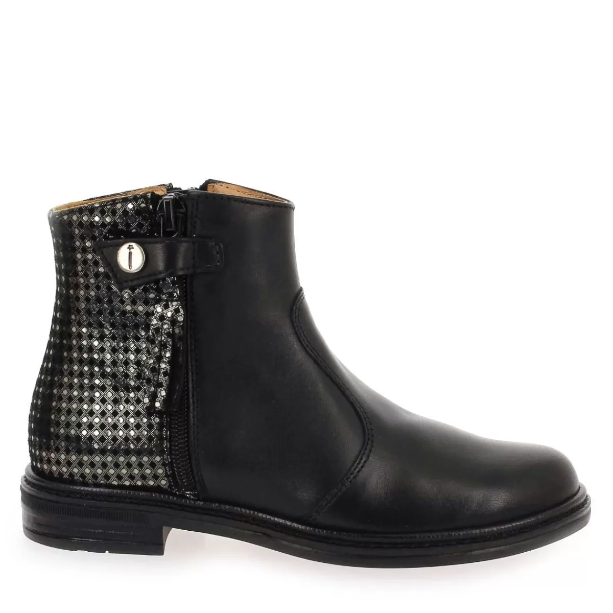 Babybotte Boot | Kenza 8633 - Noir Argent