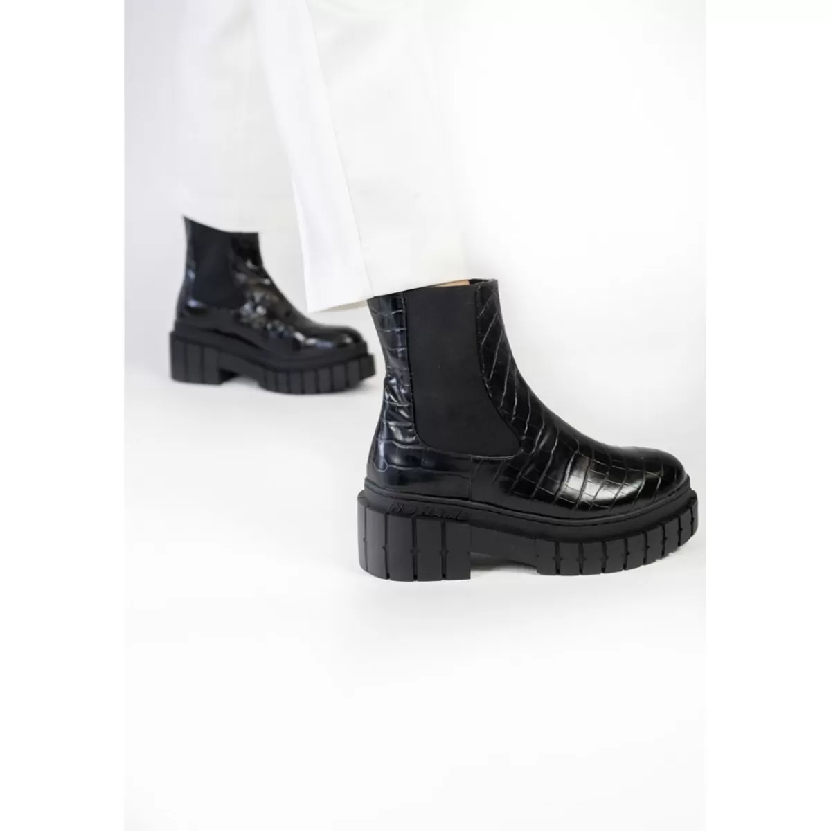 Kross Zip Boots - Noir*No Name Fashion