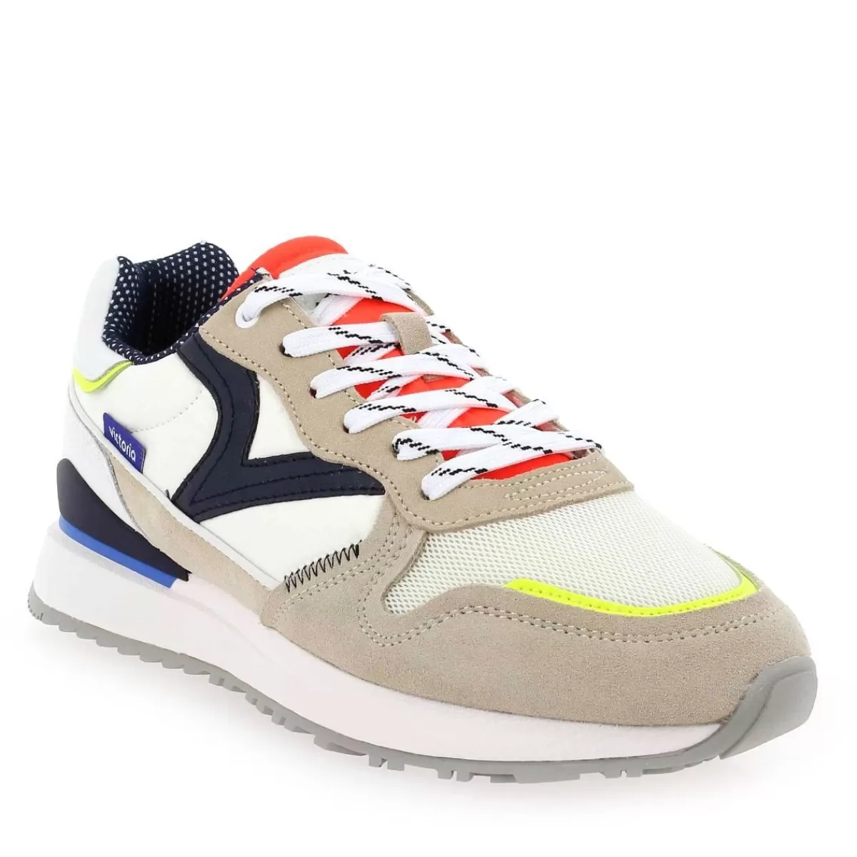 Victoria Basket | Leggera Patch - Blanc Multicolore