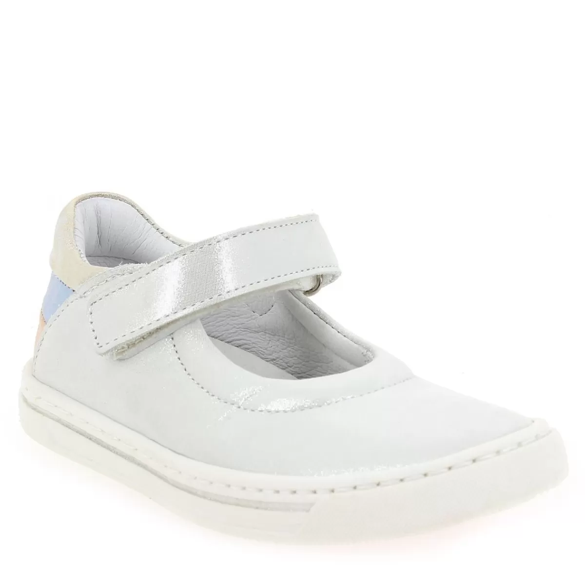 Bellamy Ballerine | Malou - Blanc Argent