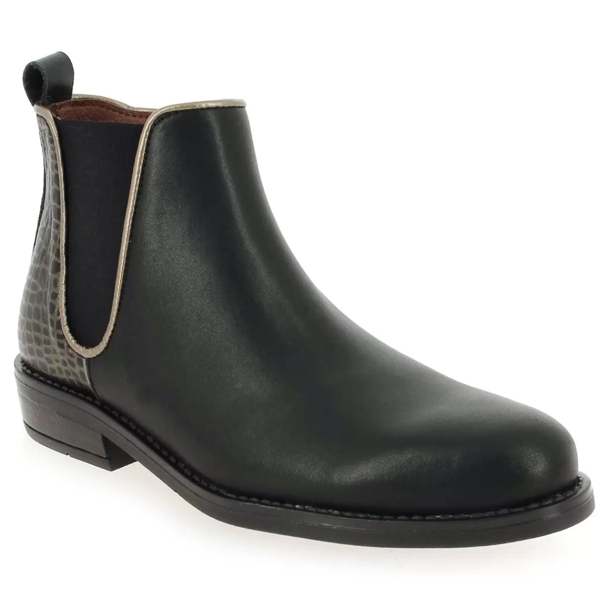 Bellamy Boot | Nancy - Noir Platine