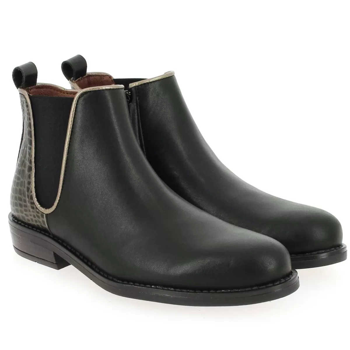 Bellamy Boot | Nancy - Noir Platine