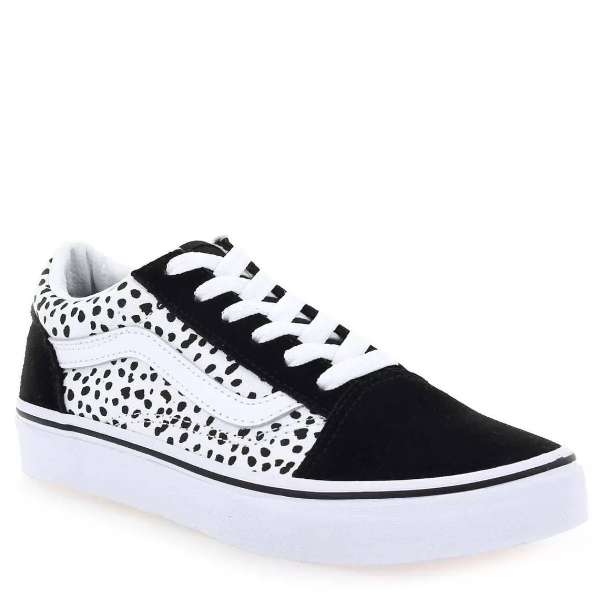 Vans Basket | Old Skool Dalmatian Kids - Noir Blanc