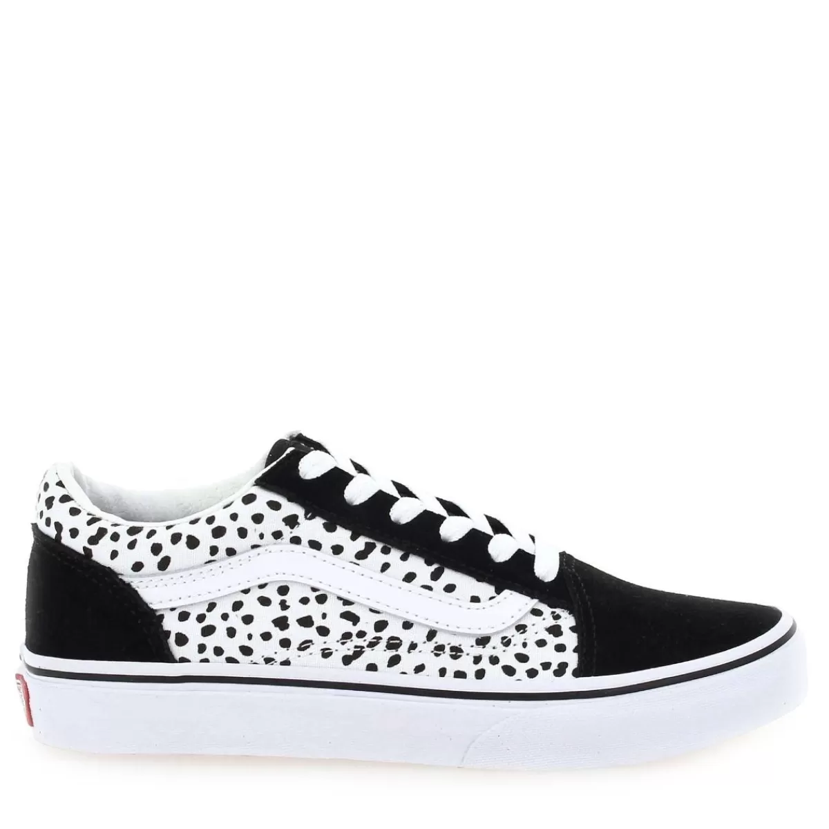 Vans Basket | Old Skool Dalmatian Kids - Noir Blanc