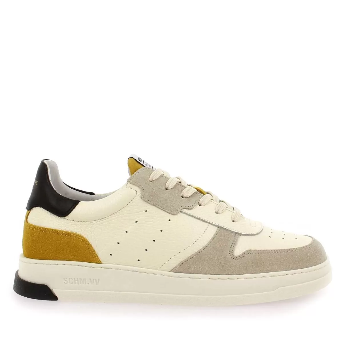 Schmoove Basket | Order Sneaker - Ecru Jaune