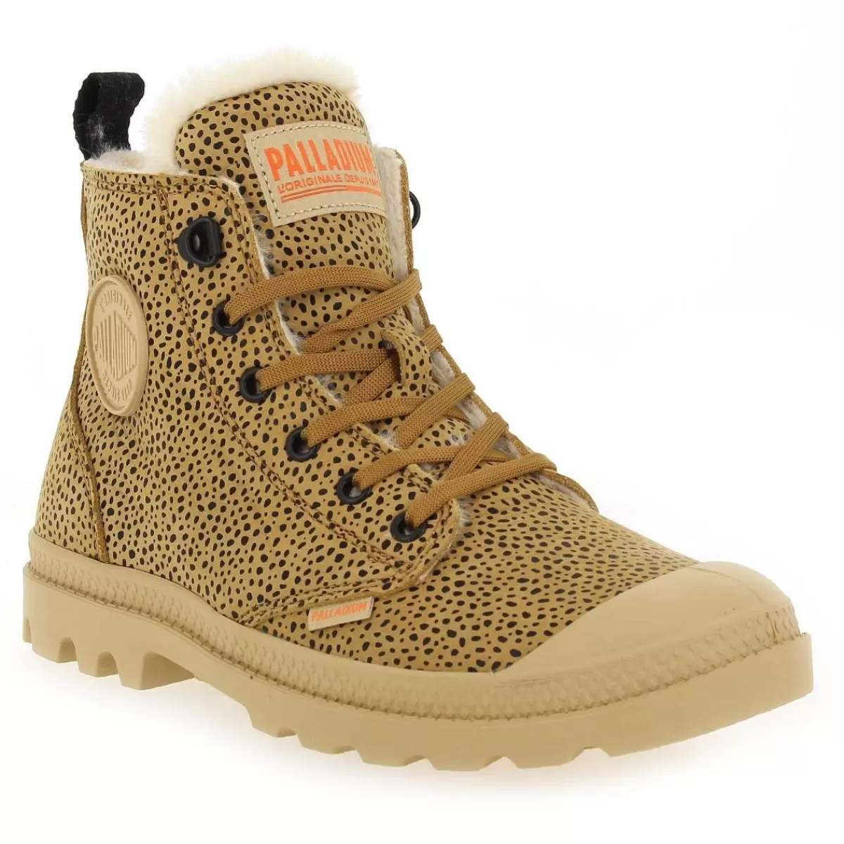 Pampa Hi Zip Wool Safari - Beige Leopard*Palladium Fashion