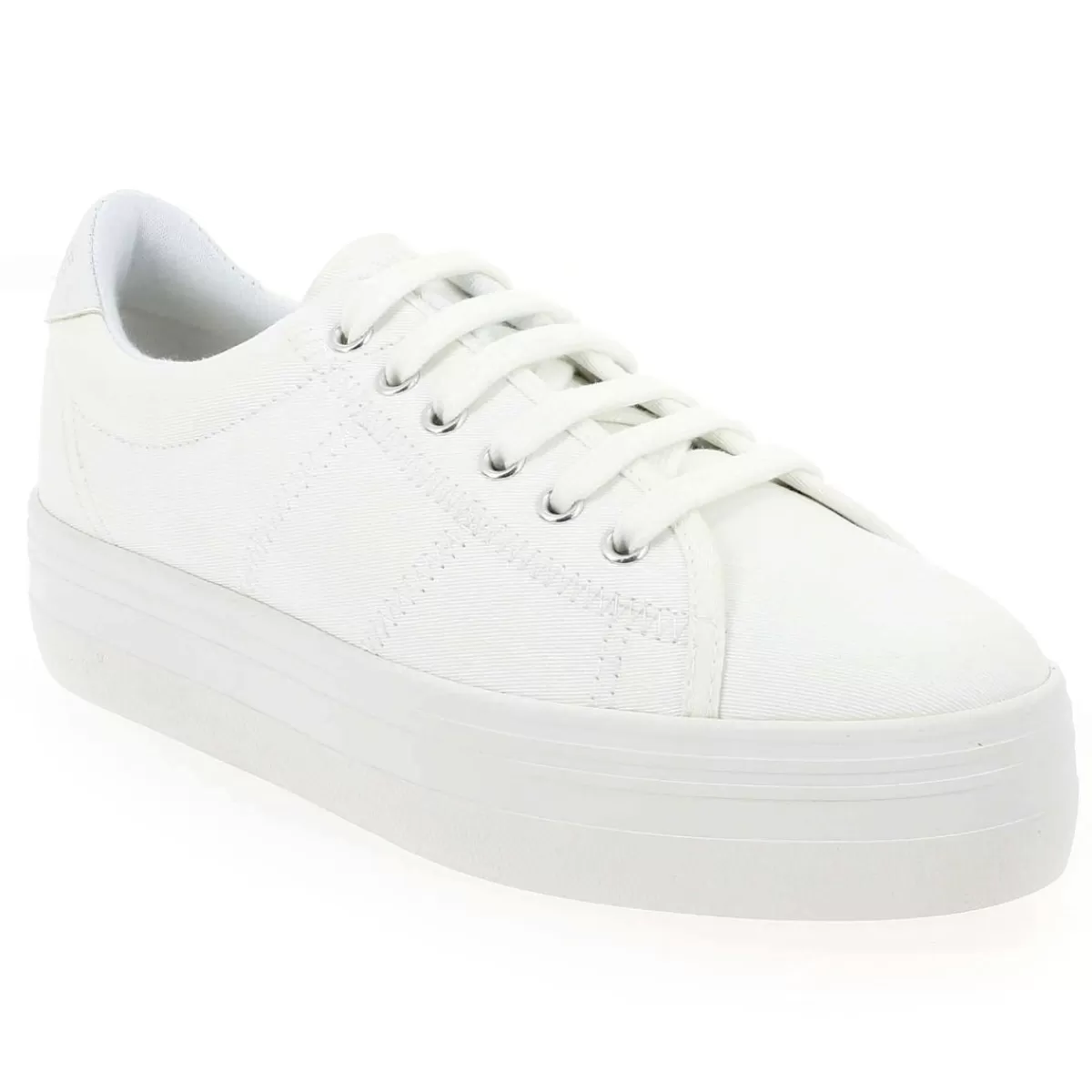 Plato Sneaker Canvas - Blanc*No Name Shop