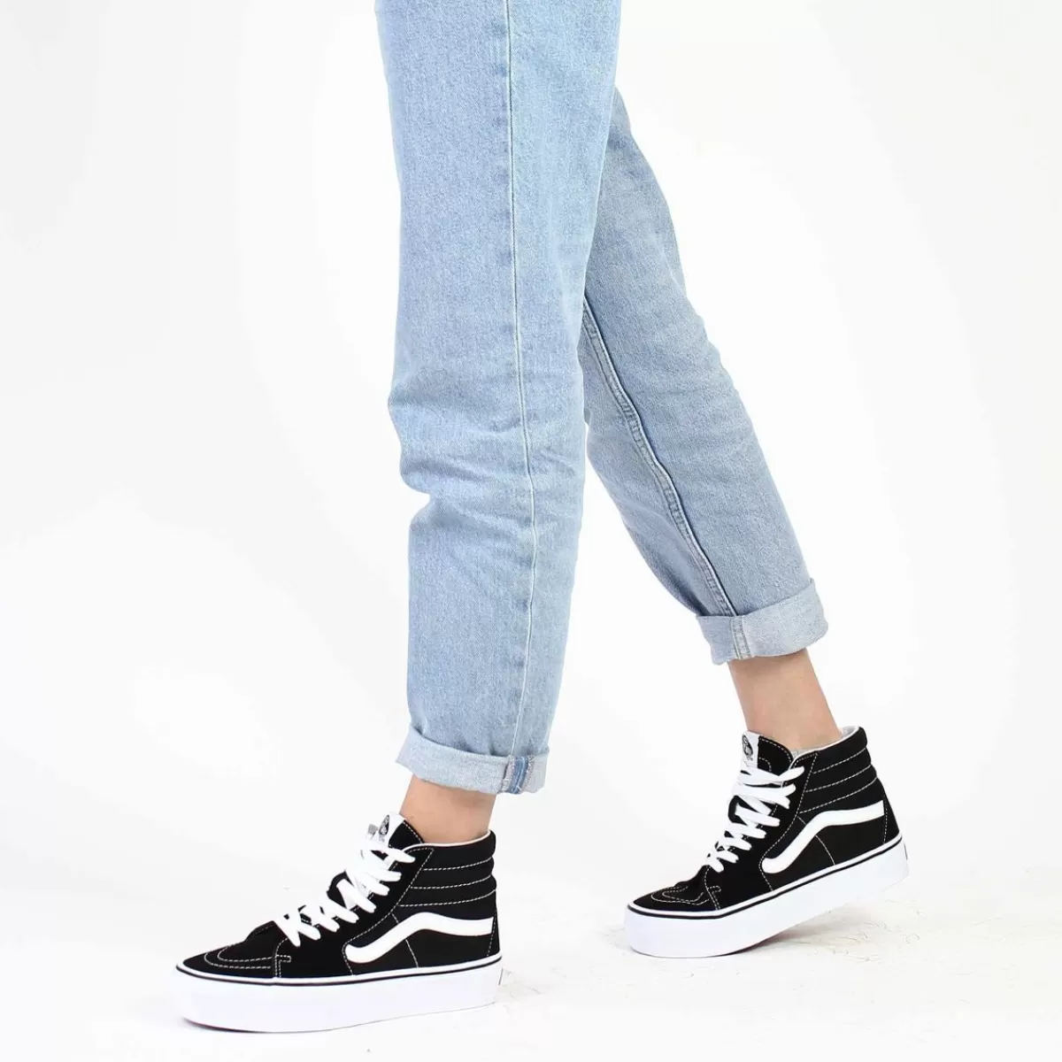 Vans Basket | Sk8 - Hi Platform 2.0 - Noir Blanc