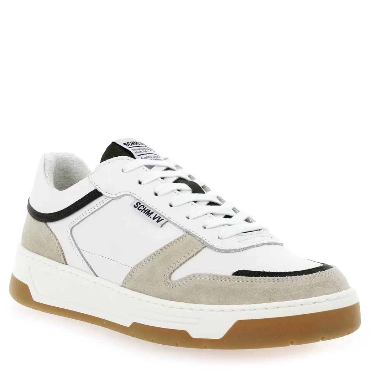 Schmoove Basket | Smatch Sneaker - Blanc Beige