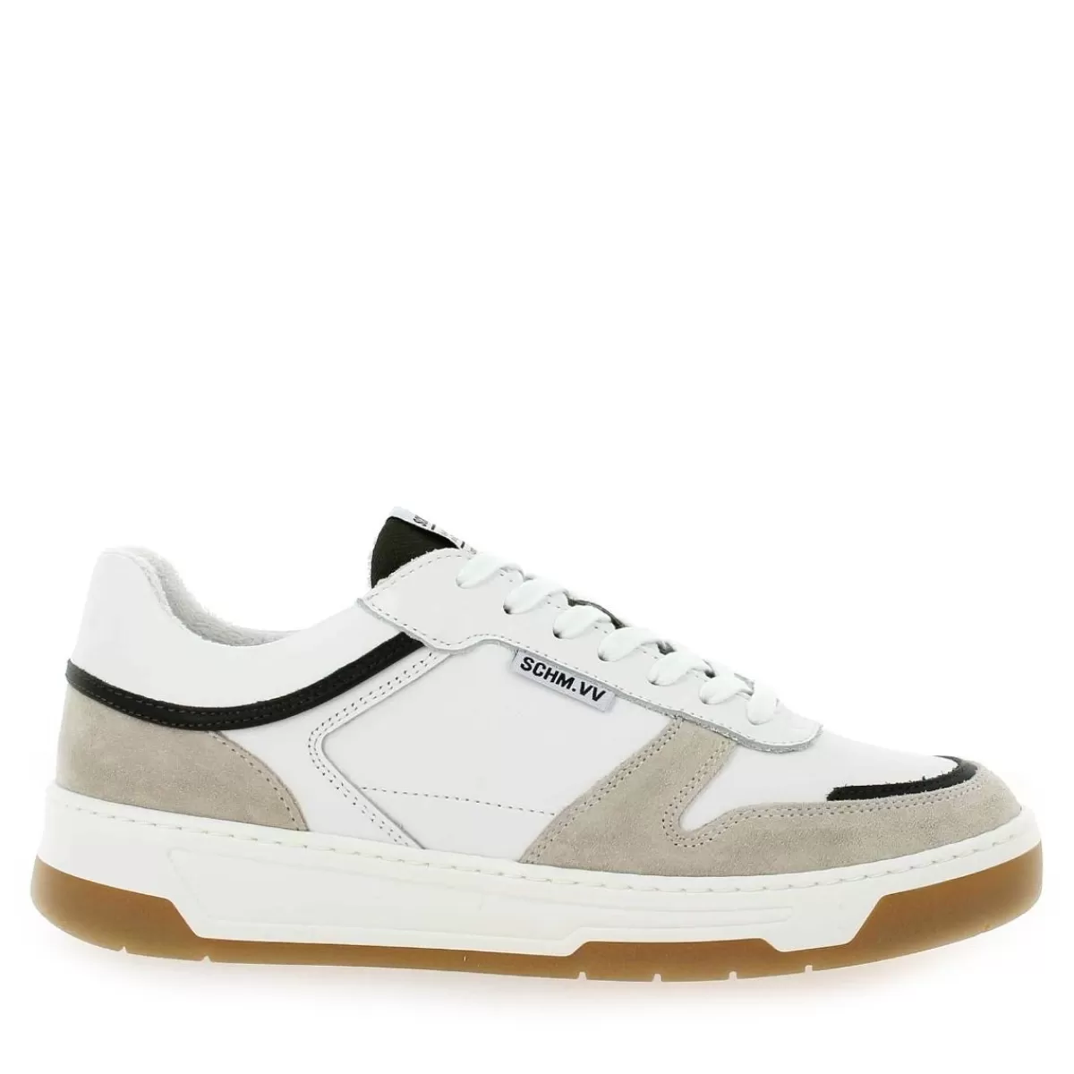 Schmoove Basket | Smatch Sneaker - Blanc Beige