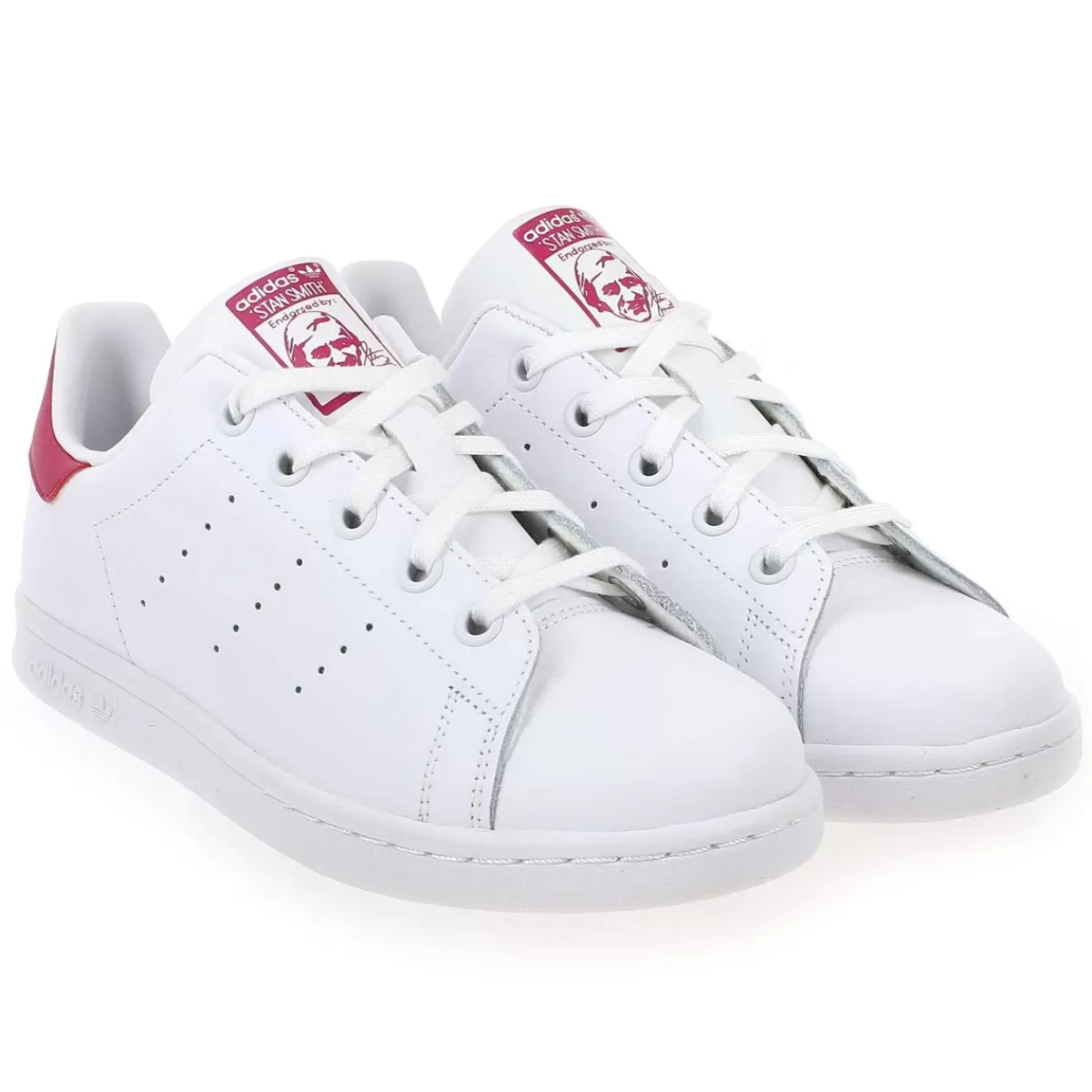 Adidas Originals Basket | Stan Smith J - Blanc Rose