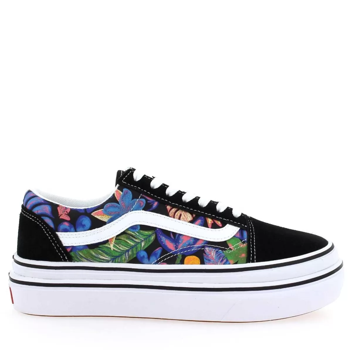 Super Old Skool Confycush Tropicali - Noir Multi*Vans Cheap