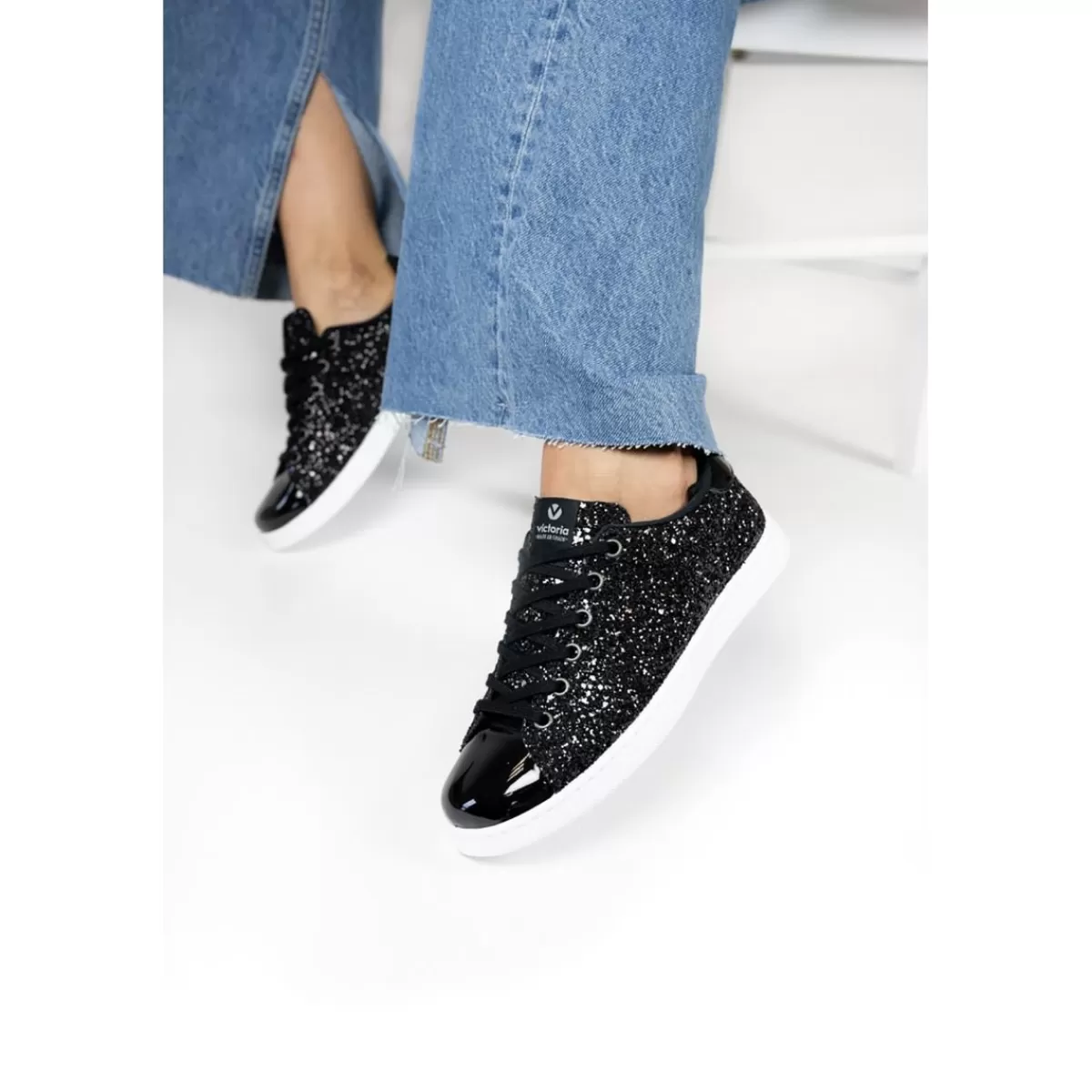 Tenis Glitter - Noir*Victoria Outlet