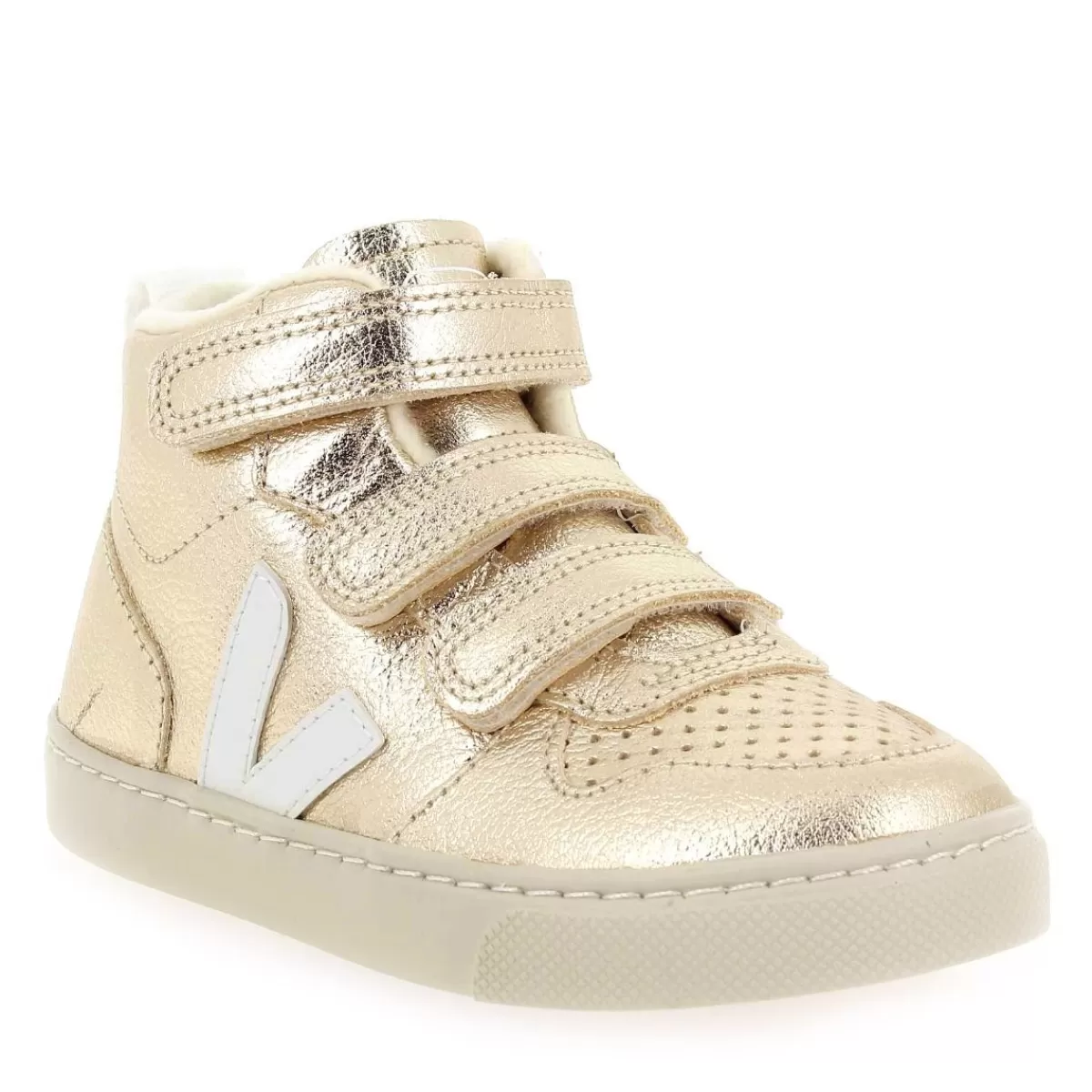 Veja Basket | V10 Mid - Platine Blanc