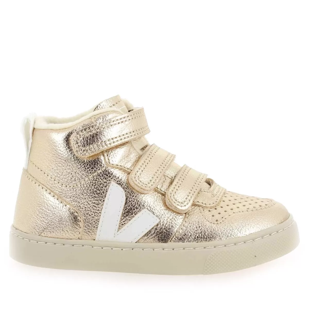 Veja Basket | V10 Mid - Platine Blanc