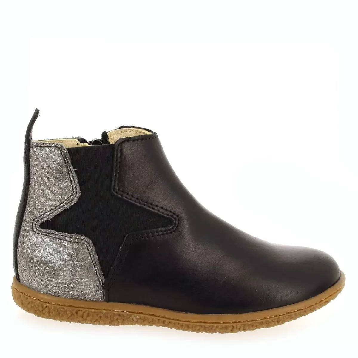 Kickers Boot | Vermillon H20 - Noir Argent