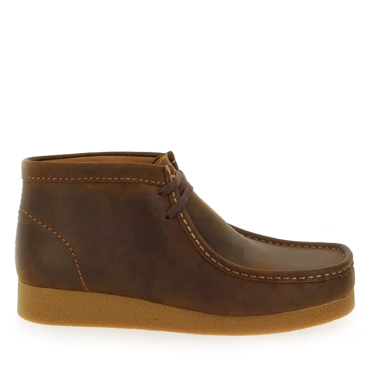 Clarks Bottine | Wallabee Evo Bt - Marron