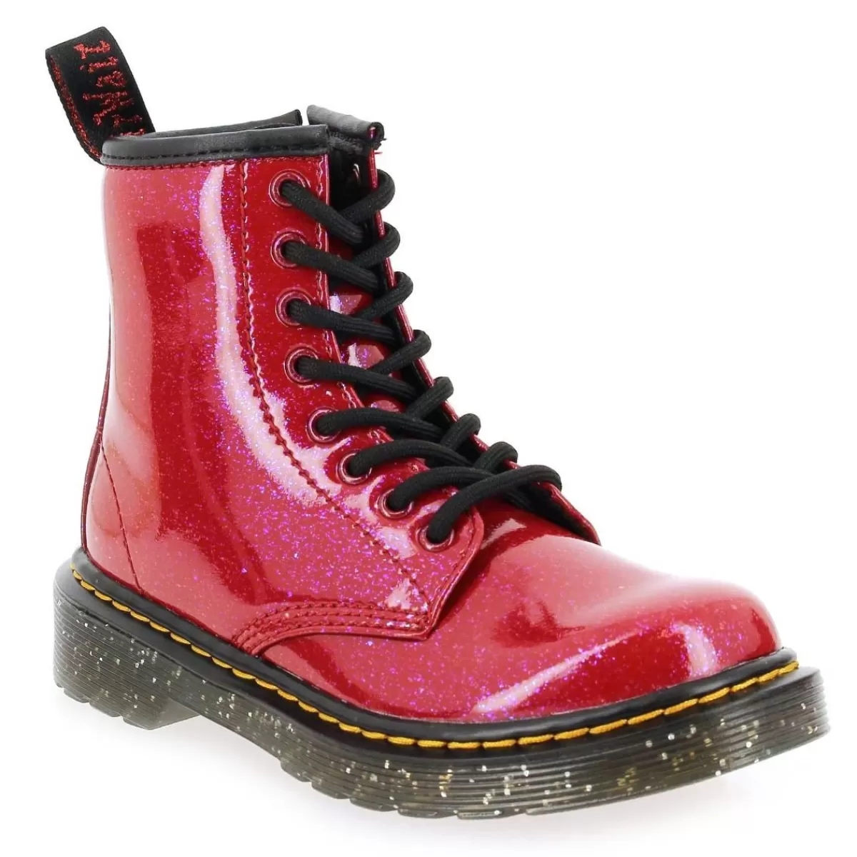 Dr Martens Bottine | 1460 Cosmic Glitter - Rouge Brillant