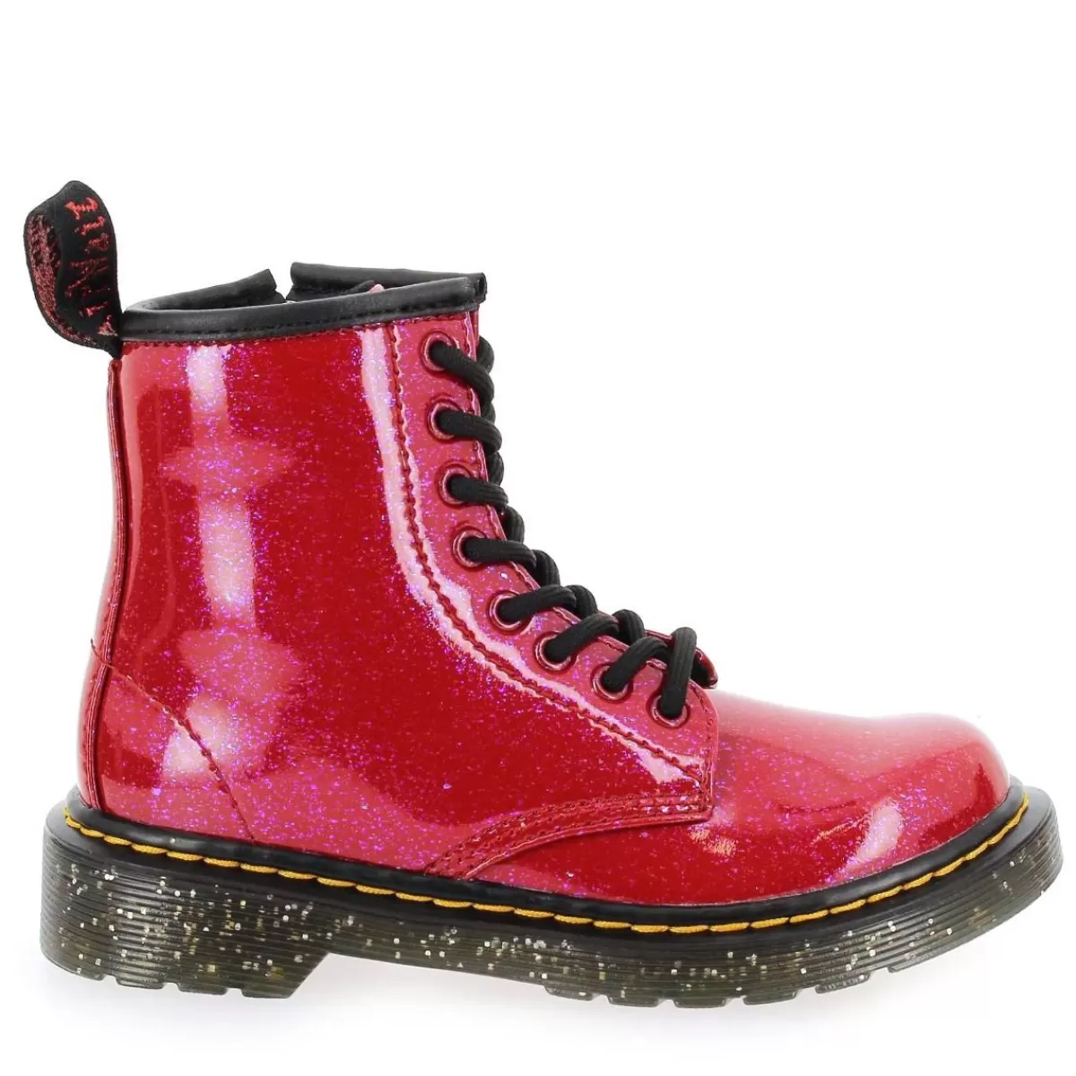 Dr Martens Bottine | 1460 Cosmic Glitter - Rouge Brillant